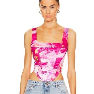 Campbell corset in dewy rose